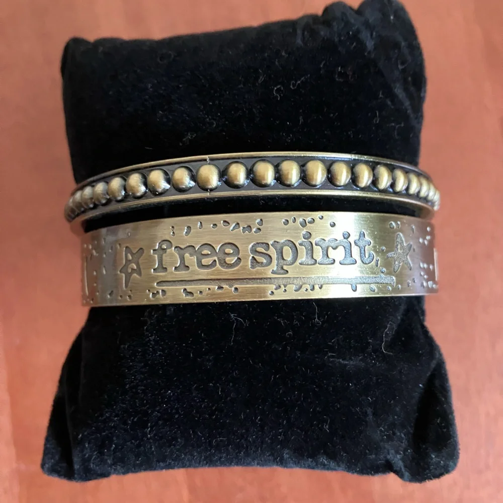 Kelly Rae Roberts Message Bangle Set - Picture 3 of 6